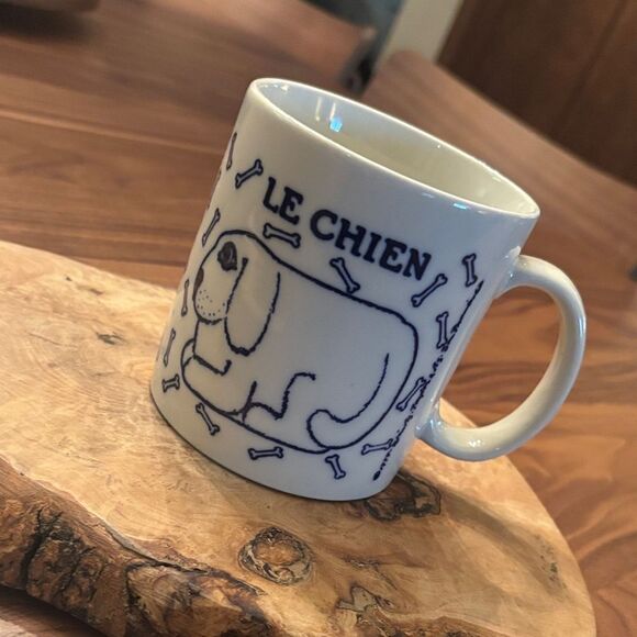 Vintage Mug 1978 Taylor and Ng Le Chien Tigre 10oz Coffee Blue San Francisco Ret - Picture 2 of 8